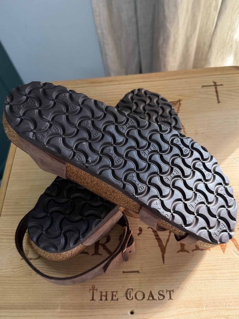 BIRKENSTOCK Yara Habana Oiled Leather Ankle Strap Sandals Mocha EU 38 US 8 - 8.5 - Picture 3 of 11